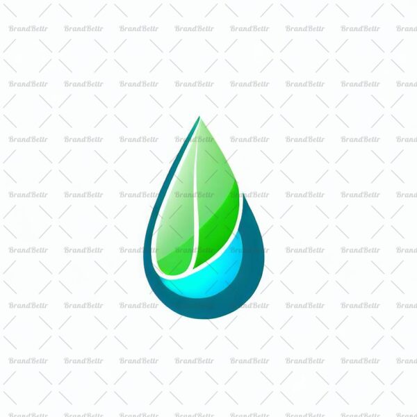 Wassertropfen und Blatt